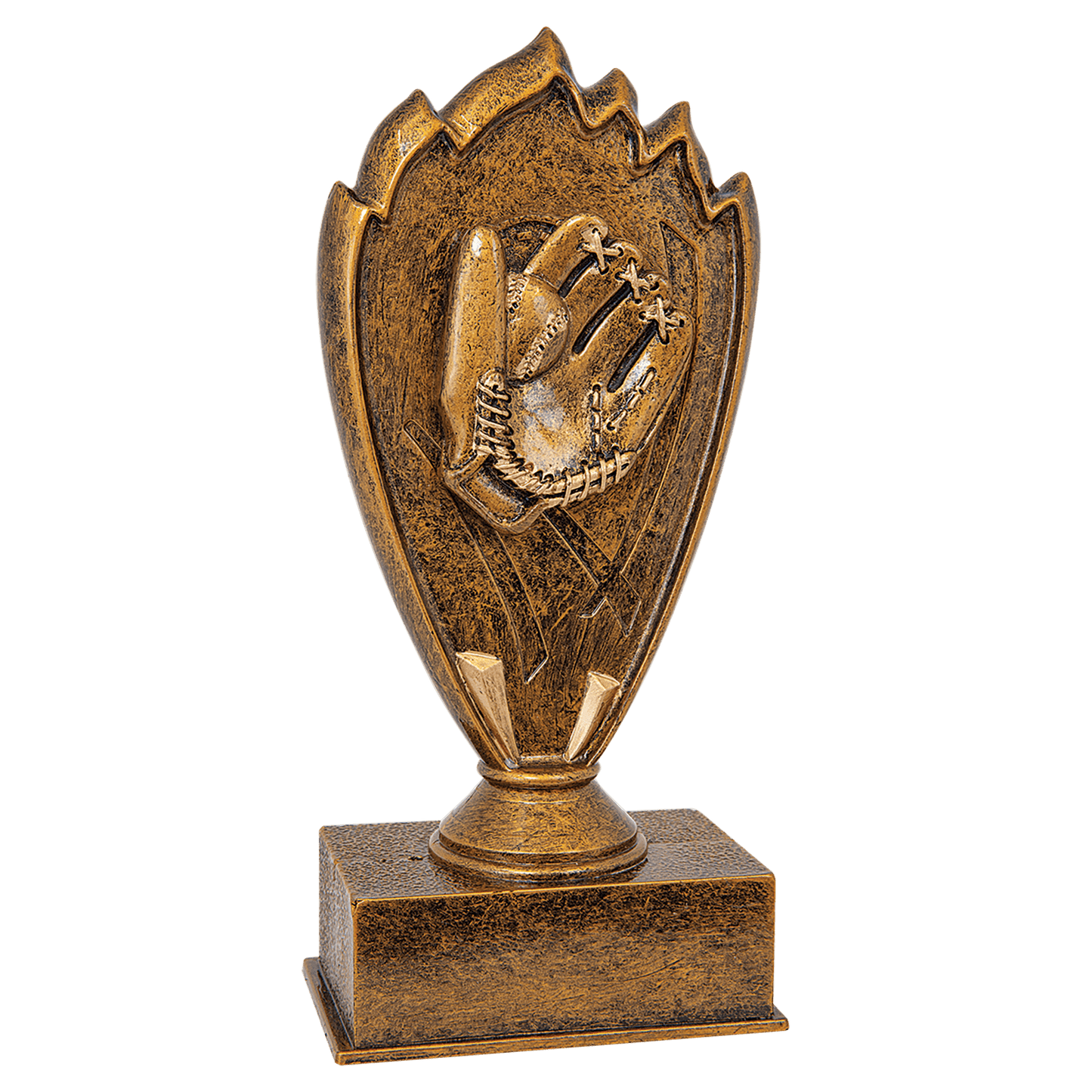 Personalized Baseball Trophy 7" - Custom Engraved BZ for Team, Coach & MVP - View 1