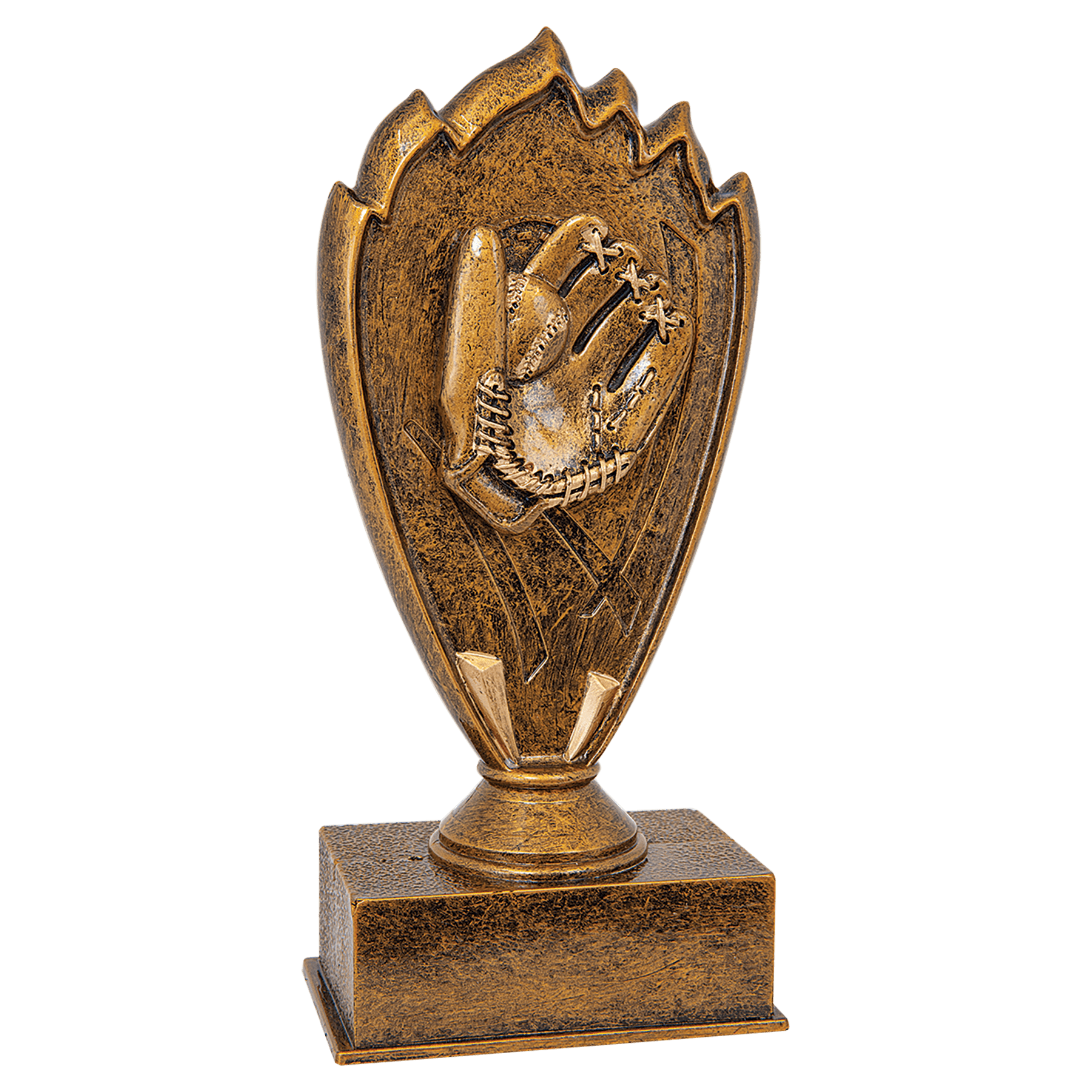 Personalized Baseball Trophy 7" - Custom Engraved BZ for Team, Coach & MVP - View 1