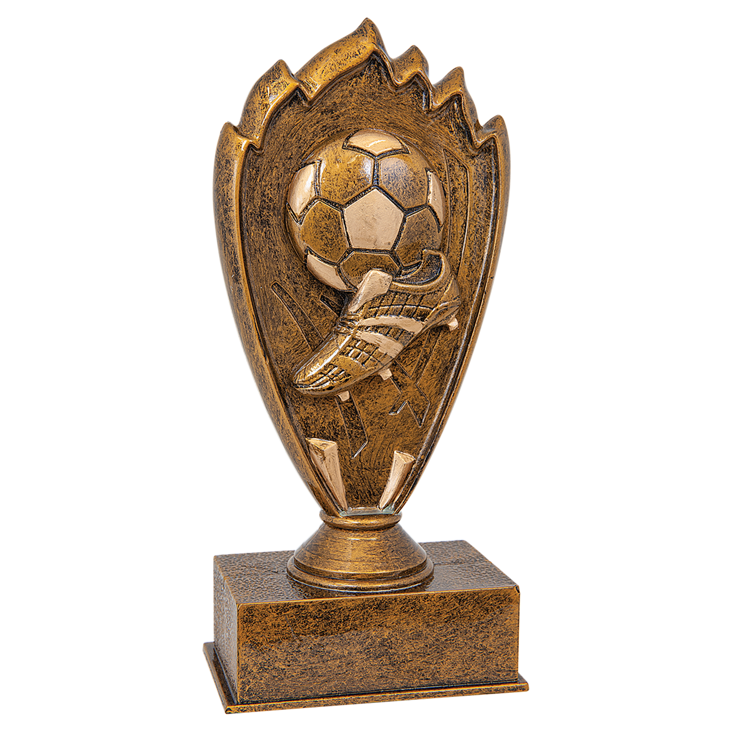 Personalized Soccer Trophy 7" - Custom Engraved BZ for Team, Coach & MVP - View 1