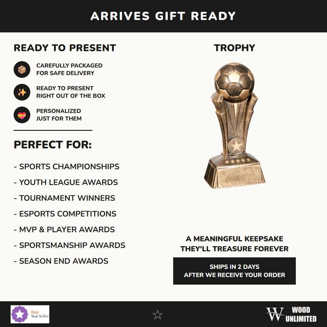 Soccer Trophy - gift info