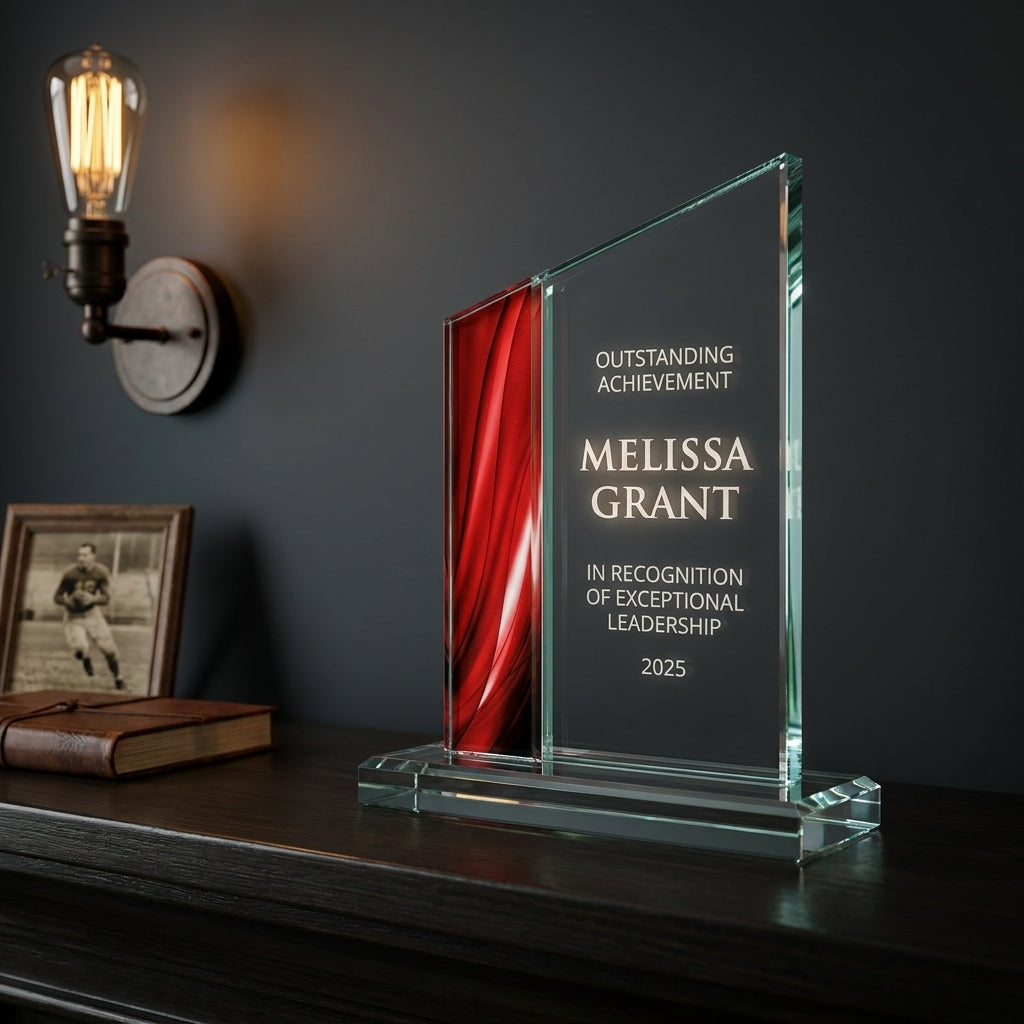 Personalized Ruby Swirl Sapphire Angle - custom laser engraved - view 5
