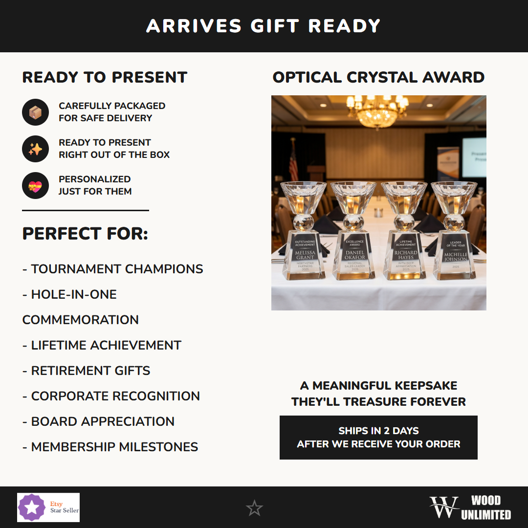 Crystal Bowl Shape Trophy  Gift Ready - perfect for awards ceremonies, recognition, and celebrations