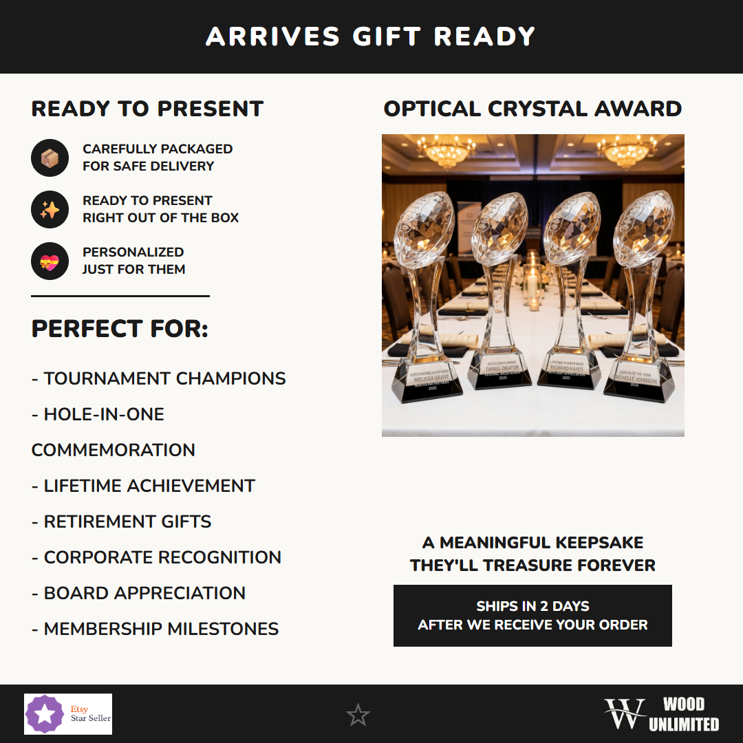Football  Gift Ready - perfect for awards ceremonies, recognition, and celebrations
