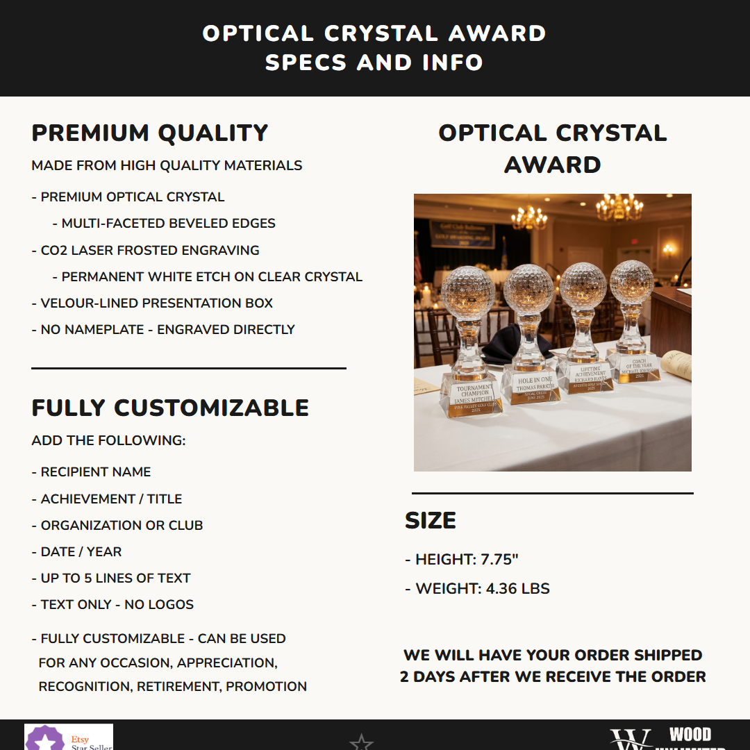Personalized Golf Ball  Specifications - dimensions, materials, features