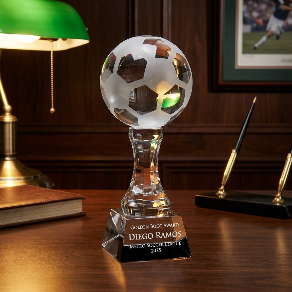 Personalized Soccer Ball  - custom laser engraved - view 2