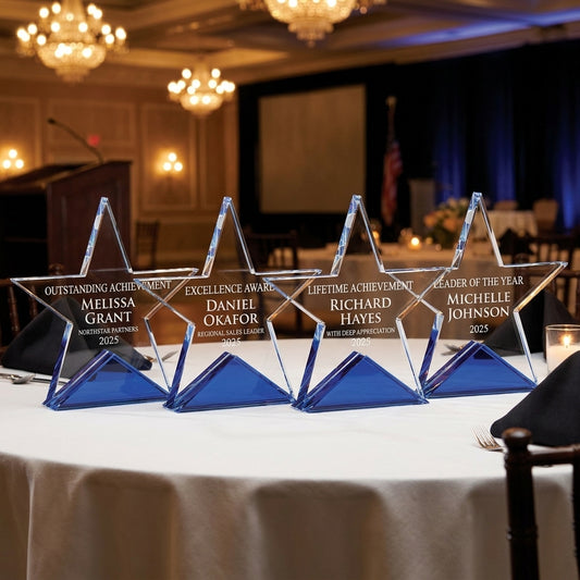 Personalized award - custom laser engraved - view 1