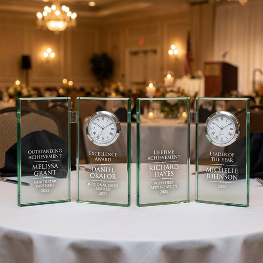 Personalized award - custom laser engraved - view 1