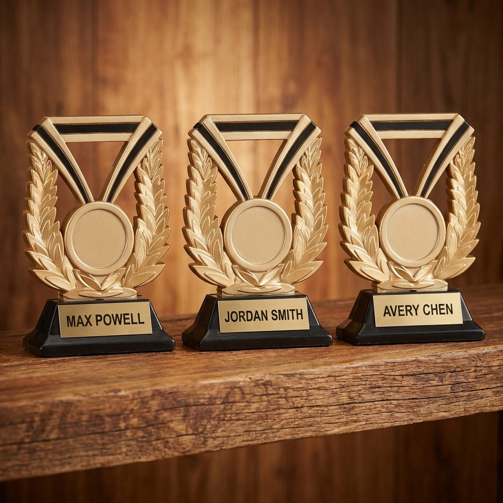 Personalized Hockey Trophy 6" - Custom Engraved DUR for Team, Coach & MVP - View 4