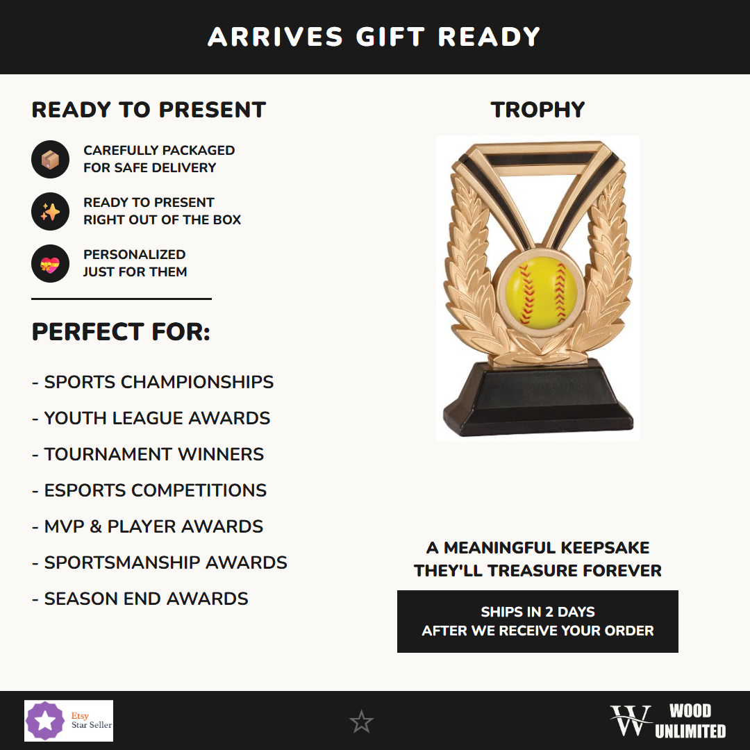 Softball Trophy - gift info