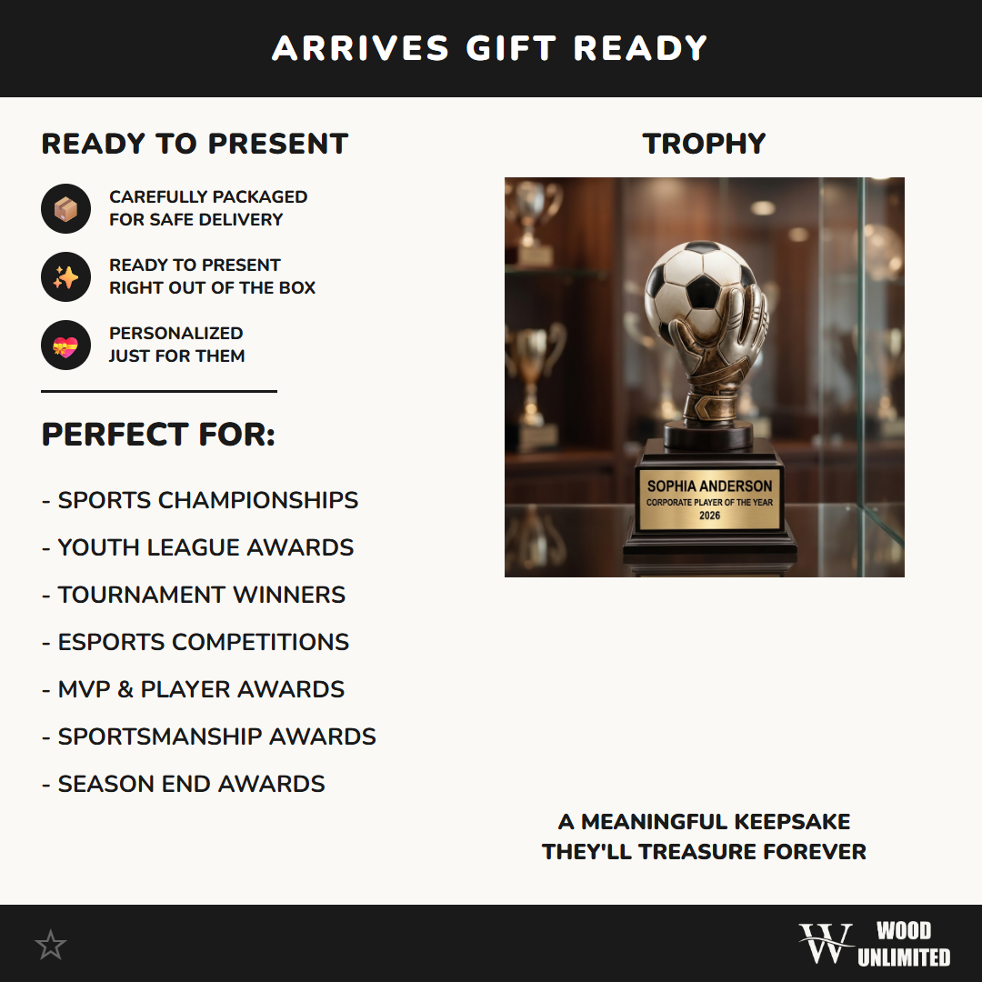 Gift-ready presentation of a personalized Corporate award in resin, ready to ship for recognition gifting, formatted for Amazon shoppers — featuring Personalized employee service award with engraving, a popular choice for HR departments for Team recognition meetings