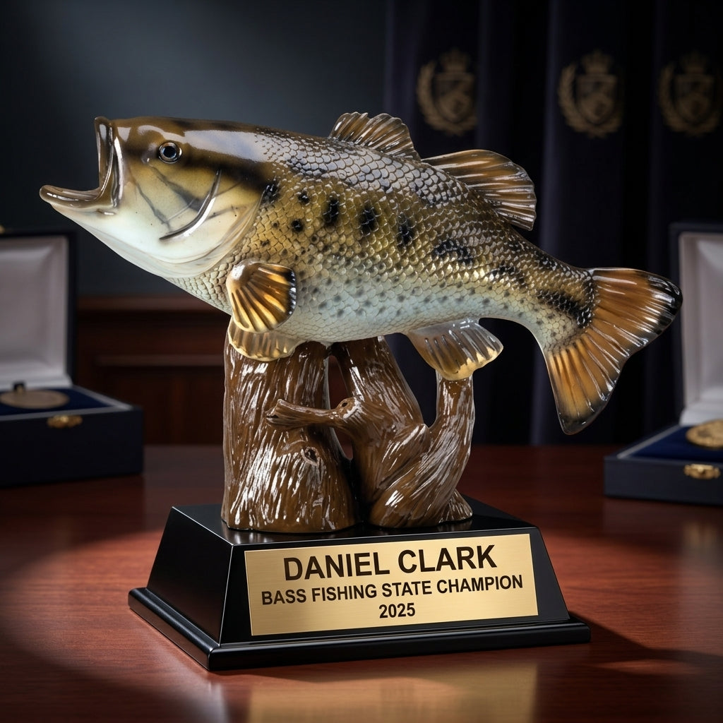Sports Award Trophy | Personalized | Custom Engraved | Team Gift | Tournament Champion | Achievement Recognition - View 2