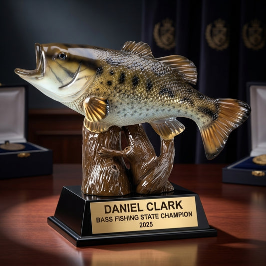 Sports Award Trophy | Personalized | Custom Engraved | Team Gift | Tournament Champion | Achievement Recognition - View 2