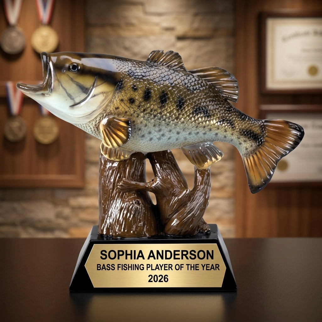 Sports Award Trophy | Personalized | Custom Engraved | Team Gift | Tournament Champion | Achievement Recognition - View 3