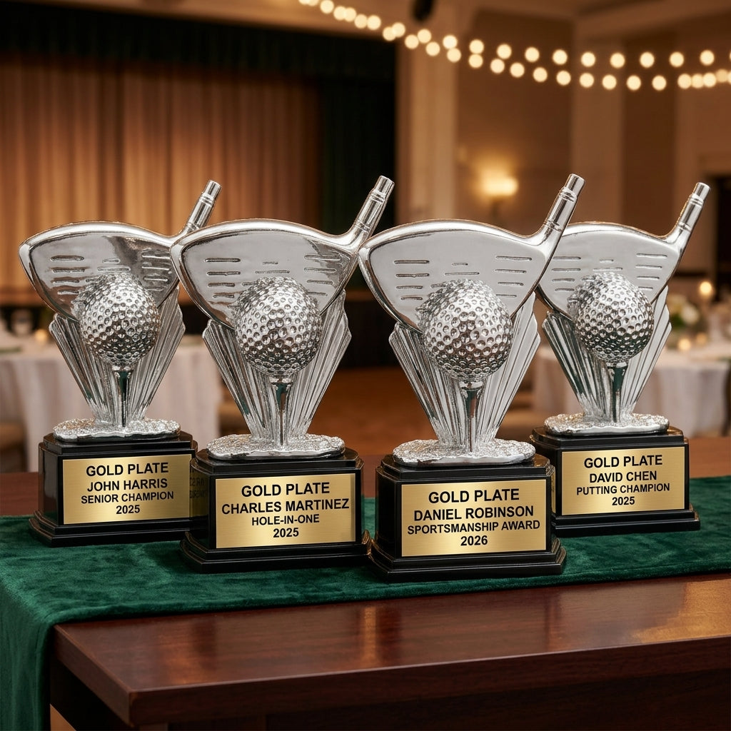 Personalized | Golf Award | Custom Engraved | Golf Trophy | Personalized Award | Tournament Prize | Golf Championship | Hole-in-One - View 6