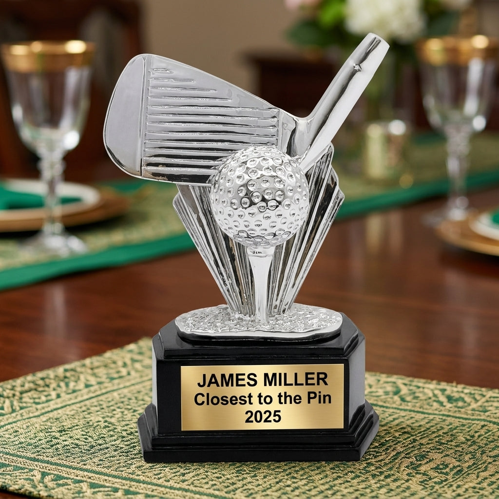 Personalized | Golf Award | Custom Engraved | Golf Trophy | Personalized Award | Golfer Gift | Tournament Prize | Club Championship - View 2