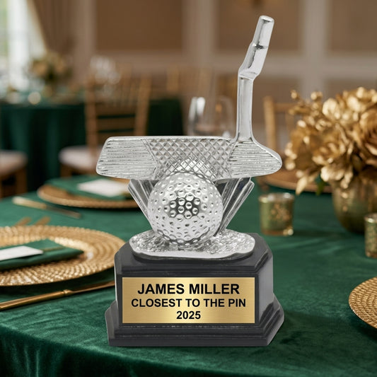 Personalized | Golf Award | Custom Engraved | Golf Trophy | Putter Award | Personalized Gift | Tournament Prize | Golfer Award - View 2