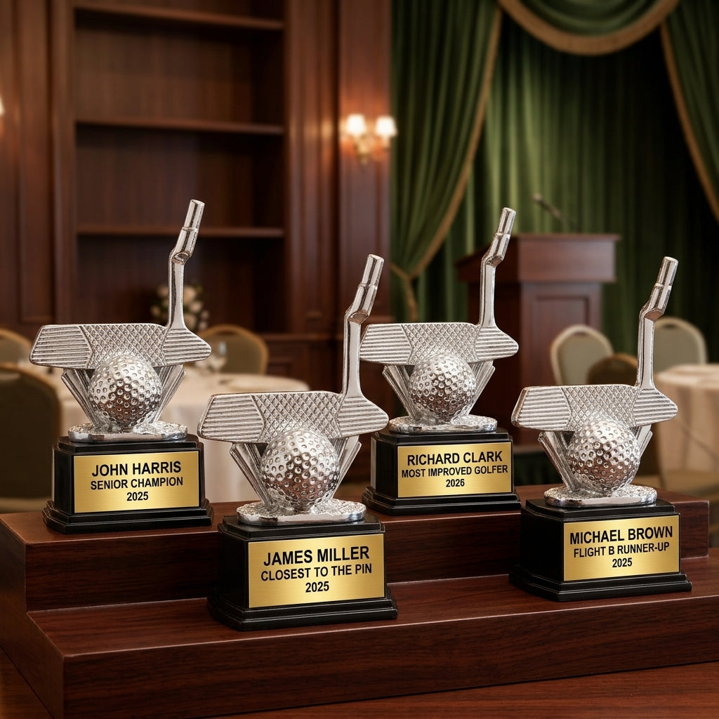 Personalized | Golf Award | Custom Engraved | Golf Trophy | Putter Award | Personalized Gift | Tournament Prize | Golfer Award - View 6