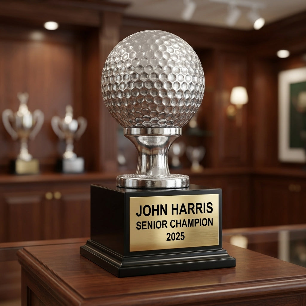 Personalized | Golf Award | Custom Engraved | Golf Trophy | Engraved Golf | Personalized Award | Golf Tournament | Closest Pin - View 3