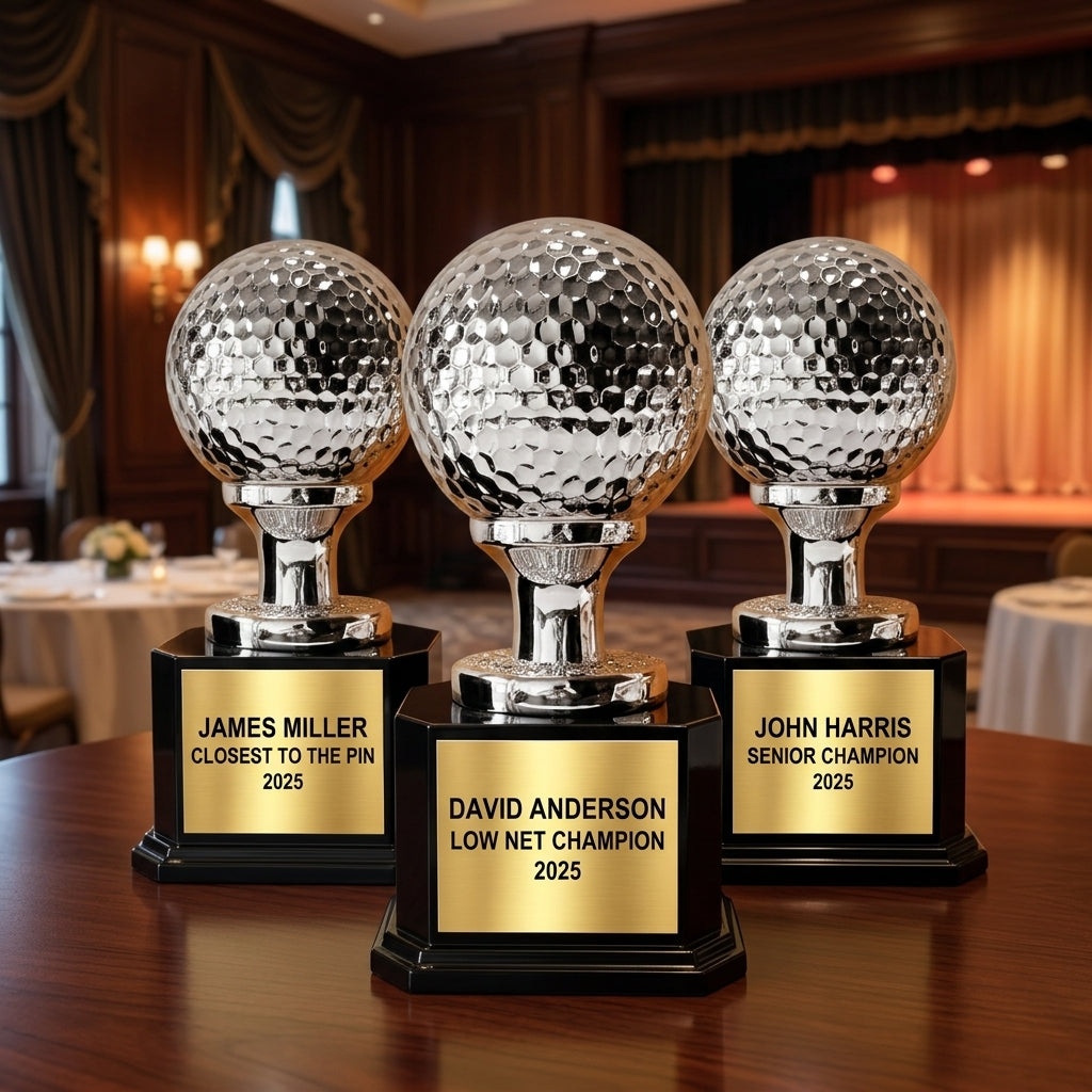 Personalized | Golf Award | Custom Engraved | Golf Trophy | Engraved Golf | Personalized Award | Golf Tournament | Closest Pin - View 6