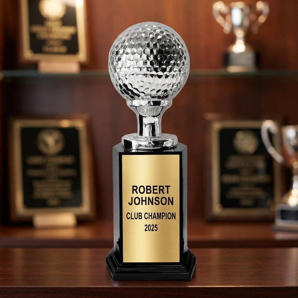 Personalized | Golf Award | Custom Engraved | Golf Trophy | Custom Award | Engraved Golf | Club Champion | Tournament Prize | Golf League - View 1