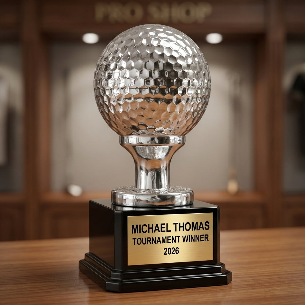 Personalized | Golf Award | Custom Engraved | Golf Trophy | Custom Award | Engraved Golf | Club Champion | Tournament Prize | Golf League - View 3