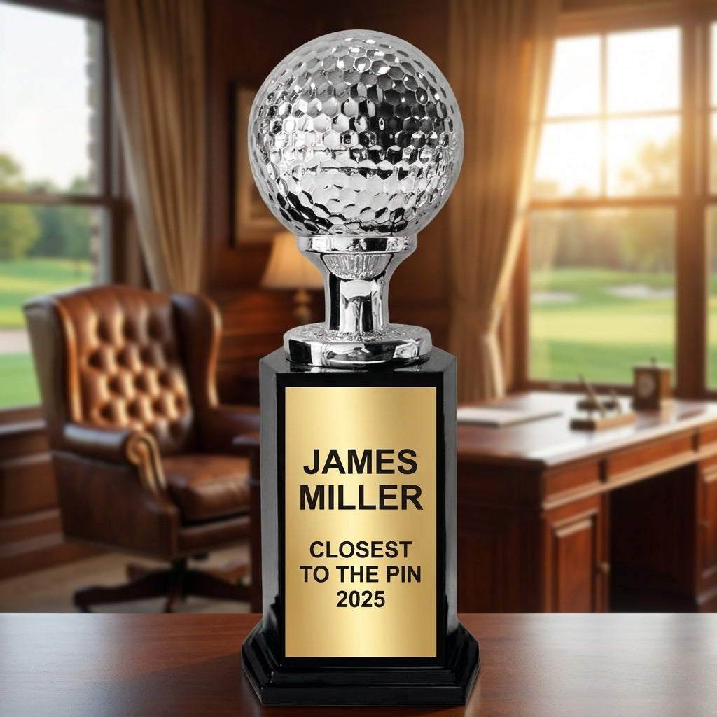 Personalized | Golf Award | Custom Engraved | Golf Trophy | Custom Award | Engraved Golf | Club Champion | Tournament Prize | Golf League - View 4