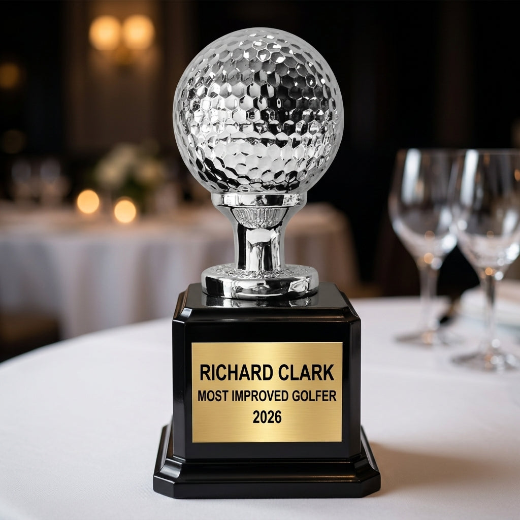 Personalized | Golf Award | Custom Engraved | Golf Trophy | Custom Award | Engraved Golf | Club Champion | Tournament Prize | Golf League - View 5