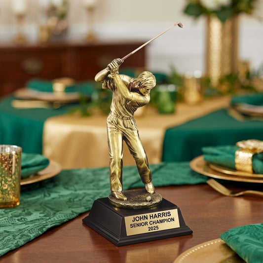Personalized | Golf Award | Custom Engraved | Golf Trophy | Golfer Award | Engraved | Custom | Tournament | League | Men's Golf - View 2