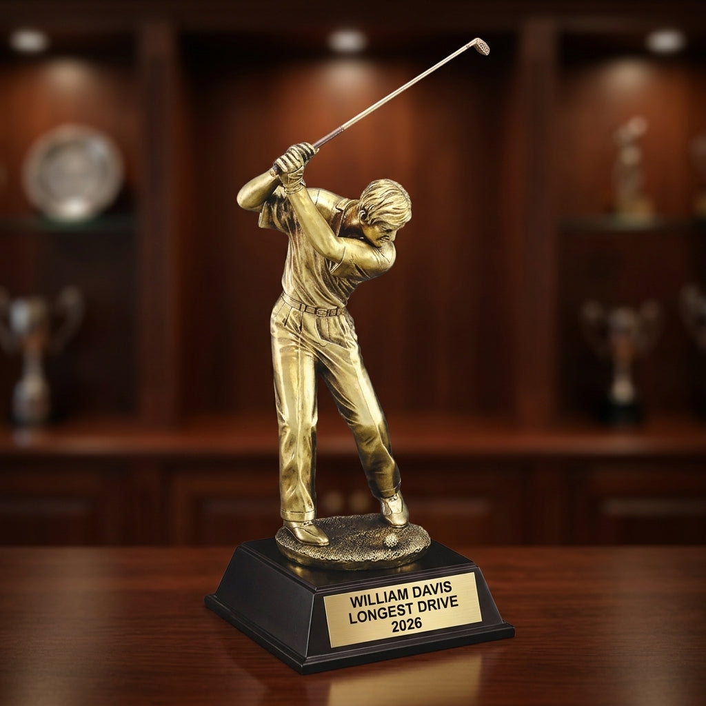 Personalized | Golf Award | Custom Engraved | Golf Trophy | Personalized Golf | Engraved Award | Golfer Gift | Longest Drive - View 1