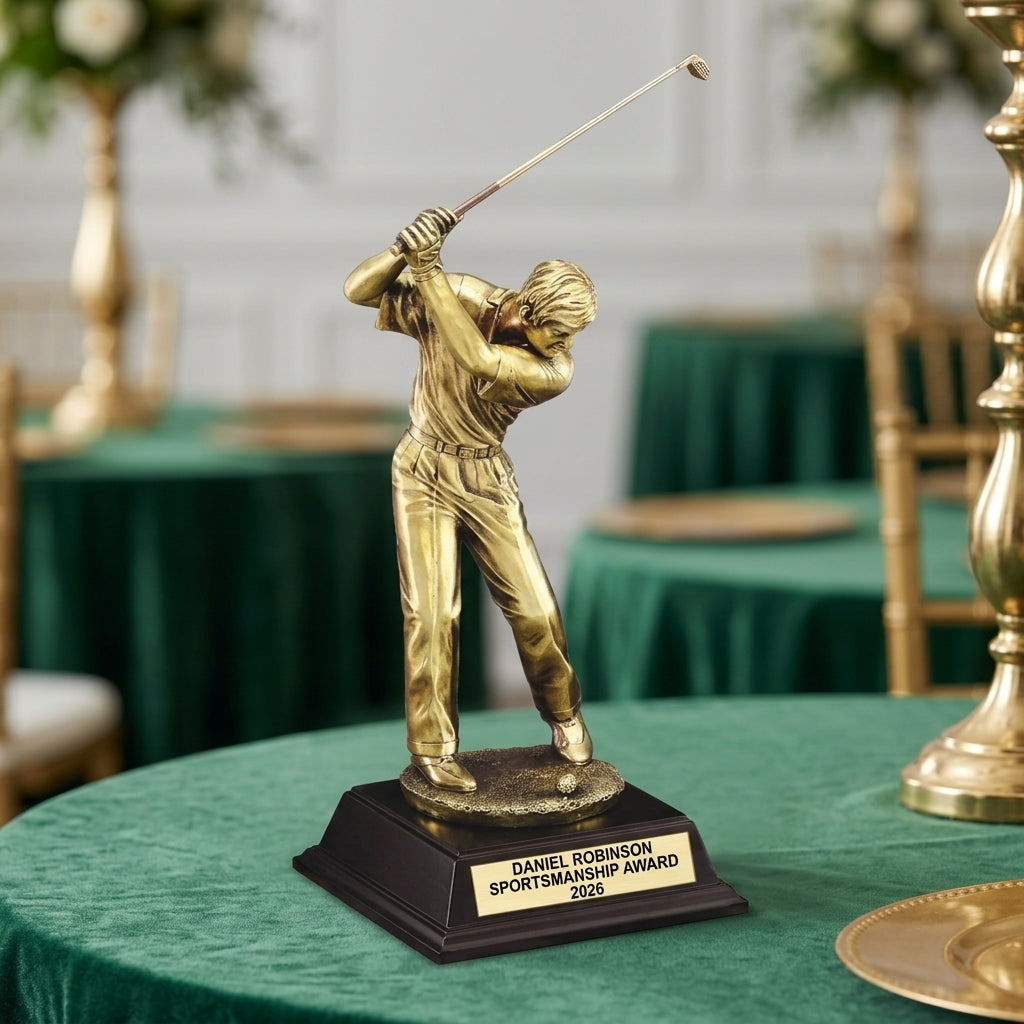 Personalized | Golf Award | Custom Engraved | Golf Trophy | Personalized Golf | Engraved Award | Golfer Gift | Longest Drive - View 2