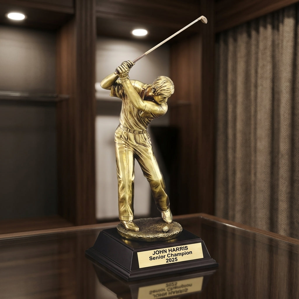 Personalized | Golf Award | Custom Engraved | Golf Trophy | Personalized Golf | Engraved Award | Golfer Gift | Longest Drive - View 3