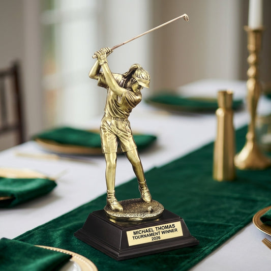 Personalized | Golf Award | Custom Engraved | Golf Trophy | Female Golfer | Personalized Award | Engraved Gift | Women's Golf - View 2