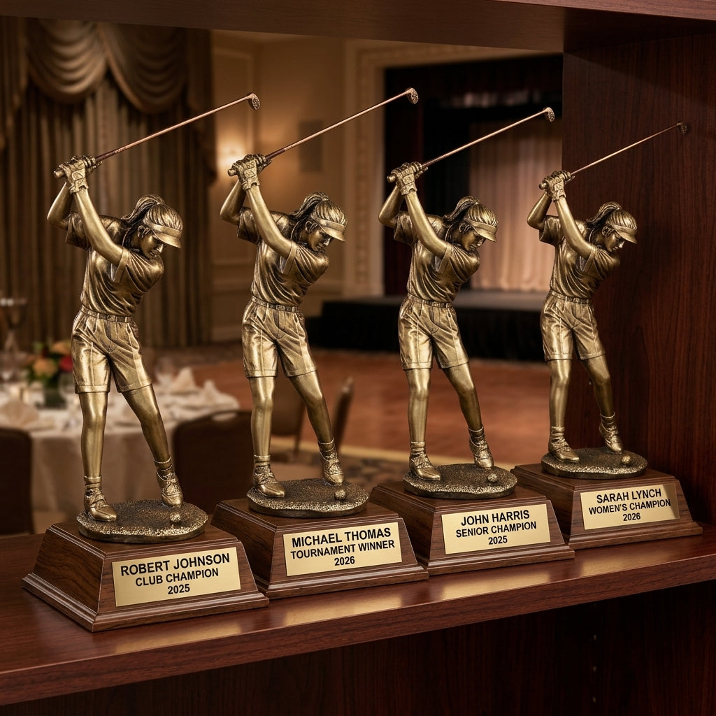 Personalized | Golf Award | Custom Engraved | Golf Trophy | Female Golfer | Personalized Award | Engraved Gift | Women's Golf - View 6