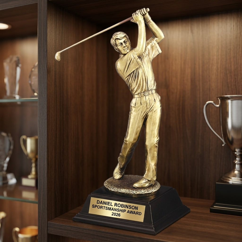 Personalized | Golf Award | Custom Engraved | Golf Trophy | Engraved Award | Personalized Golfer | Custom Golf | Tournament Prize - View 1