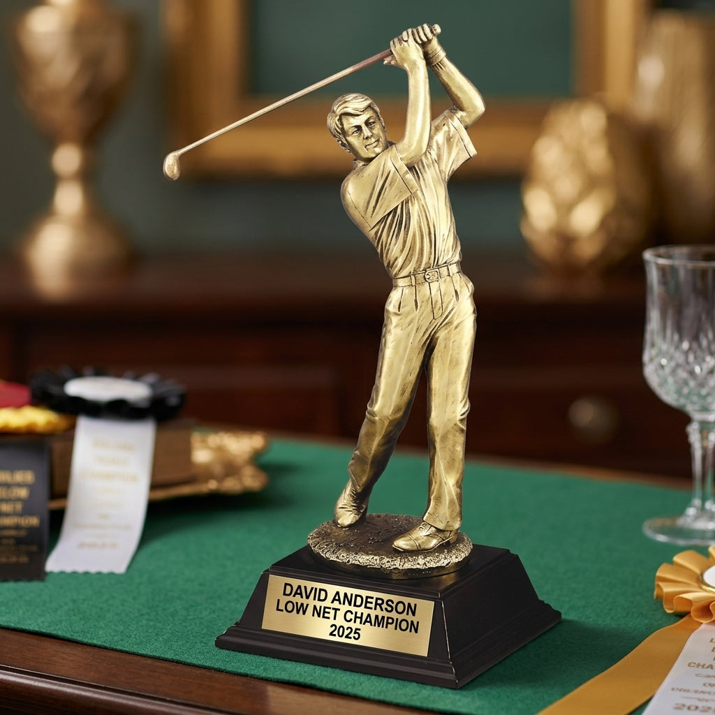 Personalized | Golf Award | Custom Engraved | Golf Trophy | Engraved Award | Personalized Golfer | Custom Golf | Tournament Prize - View 2