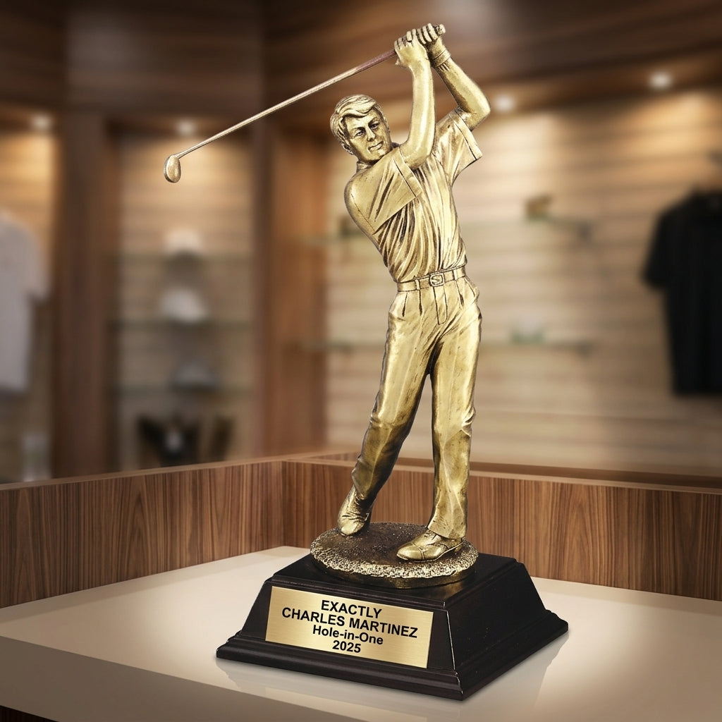 Personalized | Golf Award | Custom Engraved | Golf Trophy | Engraved Award | Personalized Golfer | Custom Golf | Tournament Prize - View 3