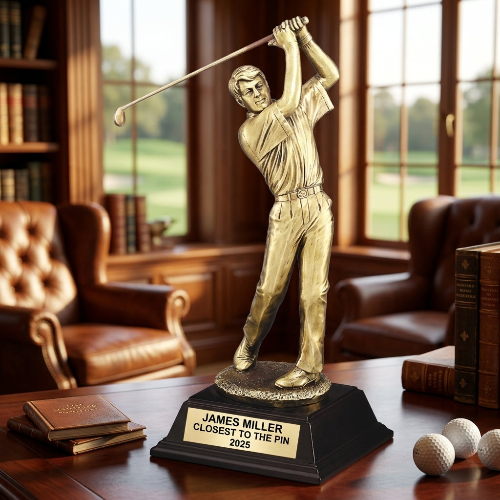 Personalized | Golf Award | Custom Engraved | Golf Trophy | Engraved Award | Personalized Golfer | Custom Golf | Tournament Prize - View 4