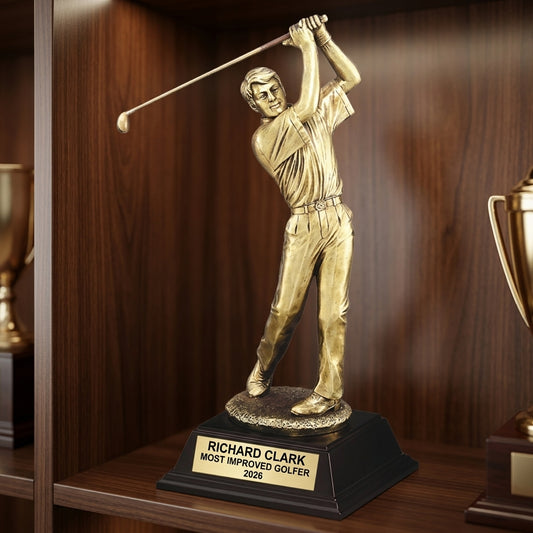Personalized | Golf Award | Custom Engraved | Golf Trophy | Engraved Award | Personalized Golfer | Custom Golf | Tournament Prize - View 1