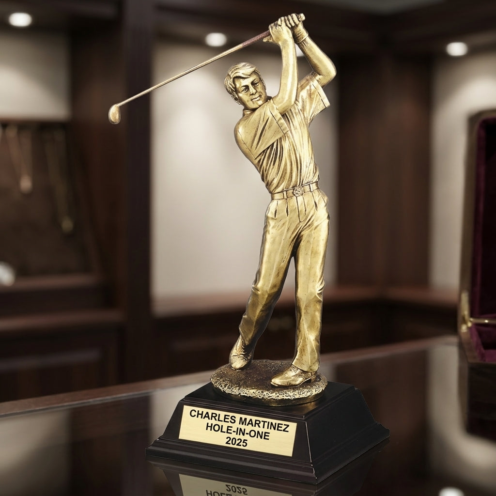 Personalized | Golf Award | Custom Engraved | Golf Trophy | Engraved Award | Personalized Golfer | Custom Golf | Tournament Prize - View 3