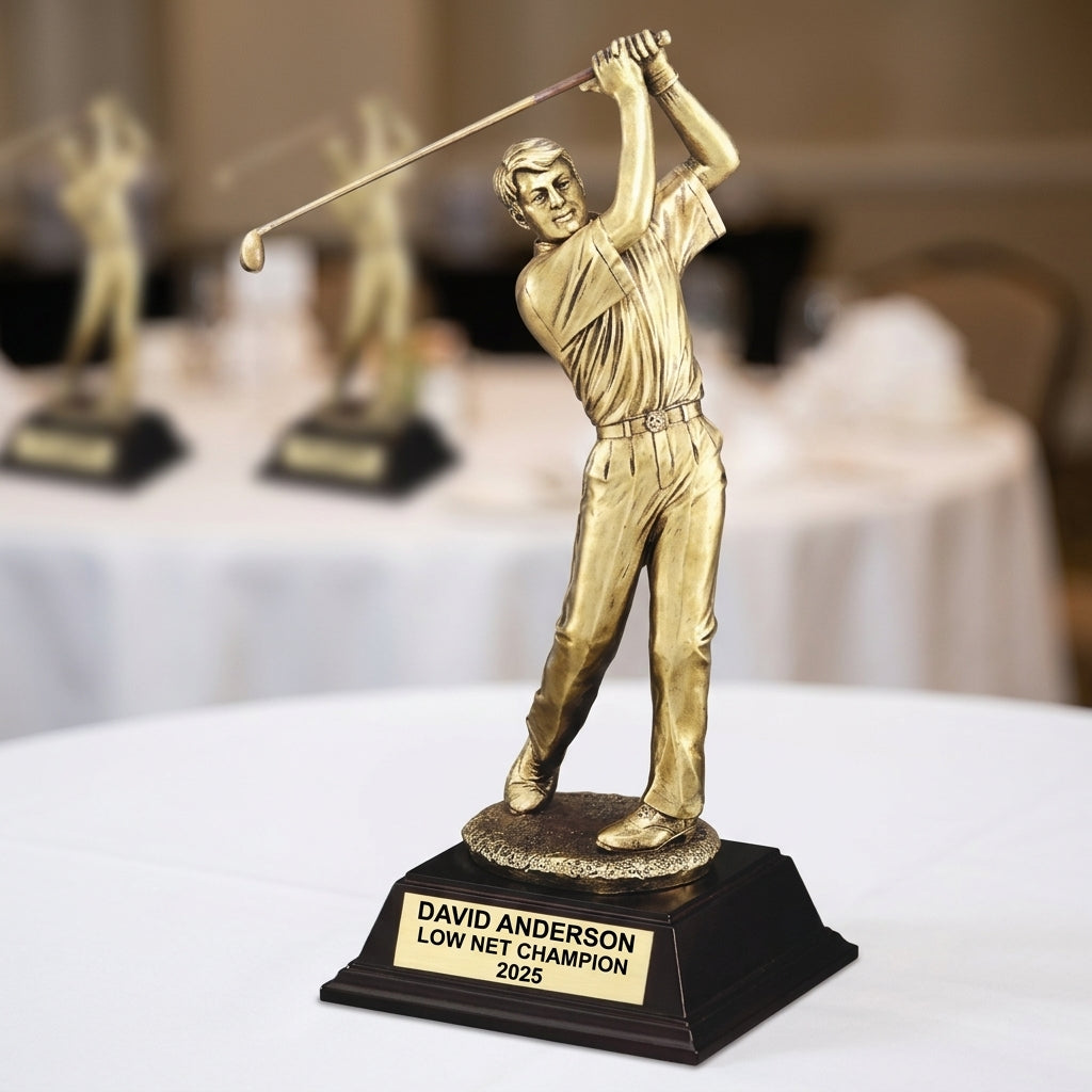 Personalized | Golf Award | Custom Engraved | Golf Trophy | Engraved Award | Personalized Golfer | Custom Golf | Tournament Prize - View 5