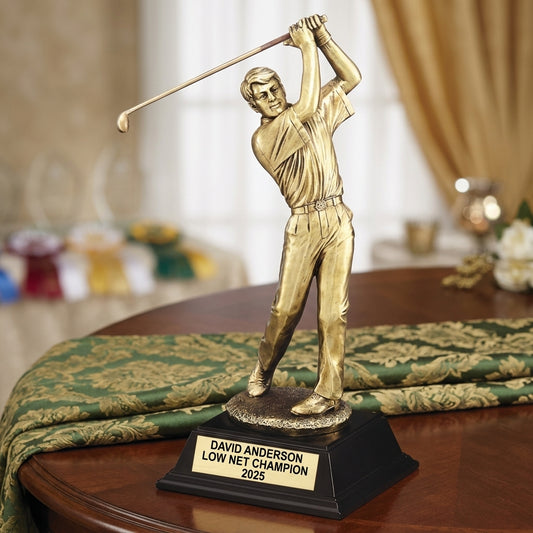 Personalized | Golf Award | Custom Engraved | Golf Trophy | Personalized Award | Engraved Golfer | Male Golfer | Custom Golf - View 2