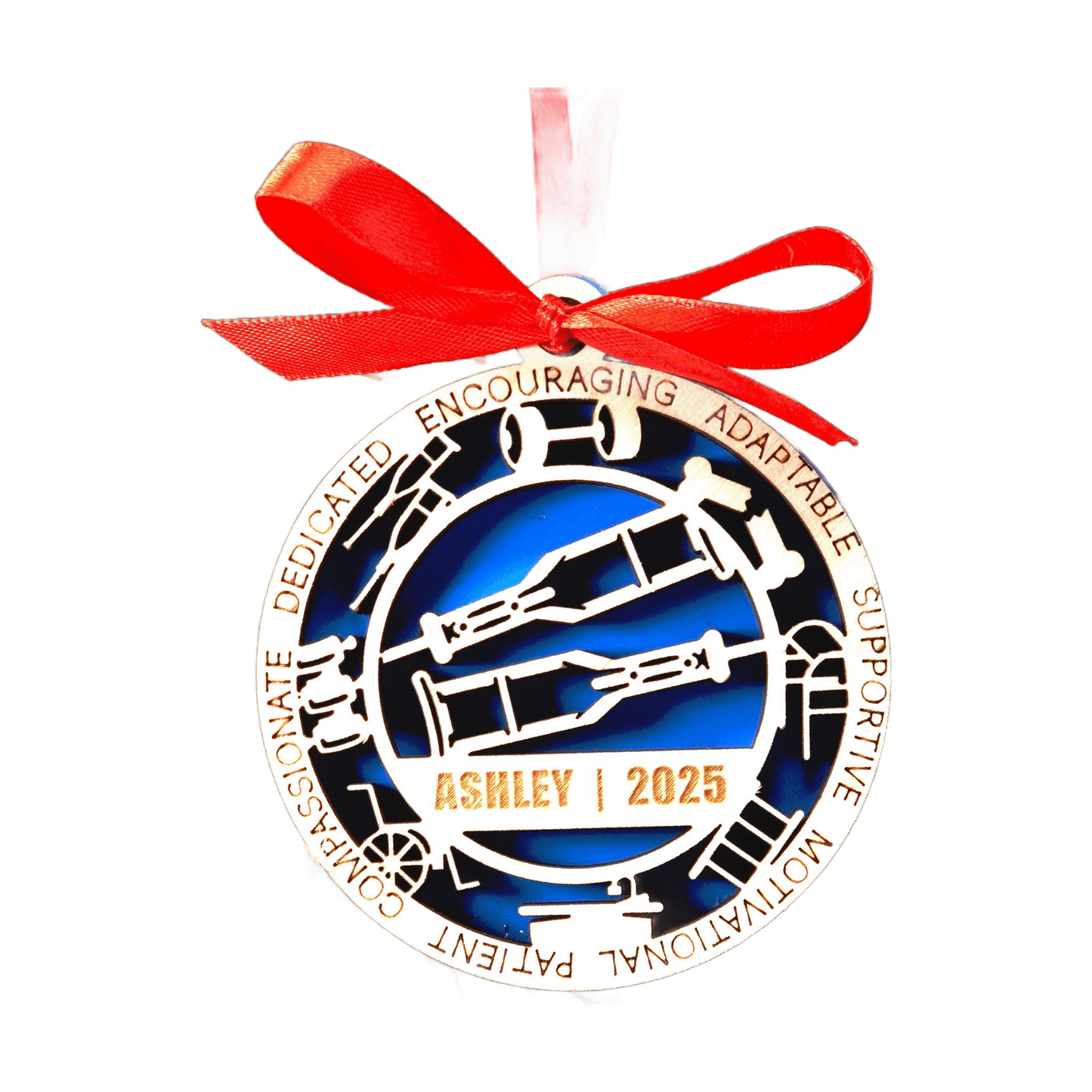 Personalized Physical Therapist Christmas Ornament – Gift for Physical Therapist, PTA, Rehab Specialist