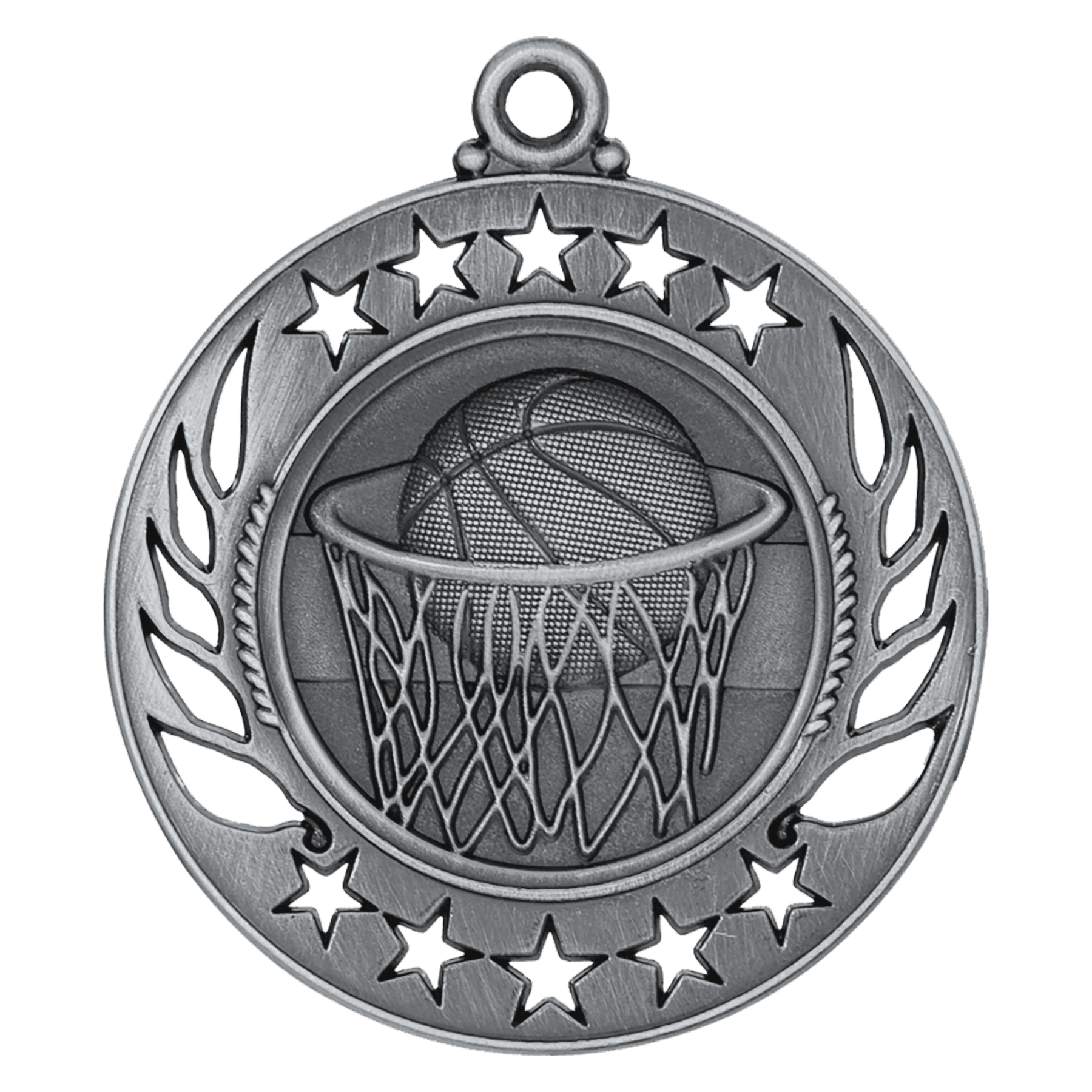 Personalized Basketball Team Medals, Basketball Player Medallions with Neck Ribbon, Basketball Player Awards for Players a...