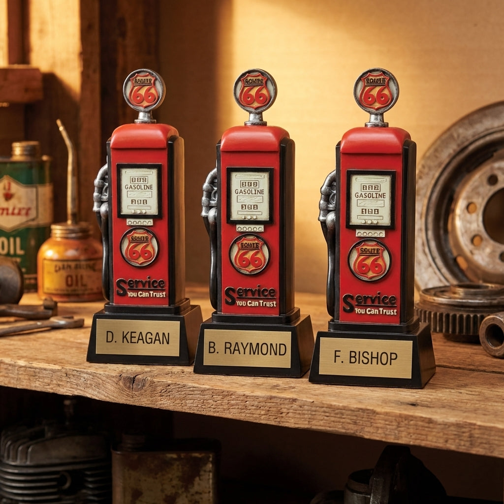 Personalized Gas Pump Racing Award — hero v4