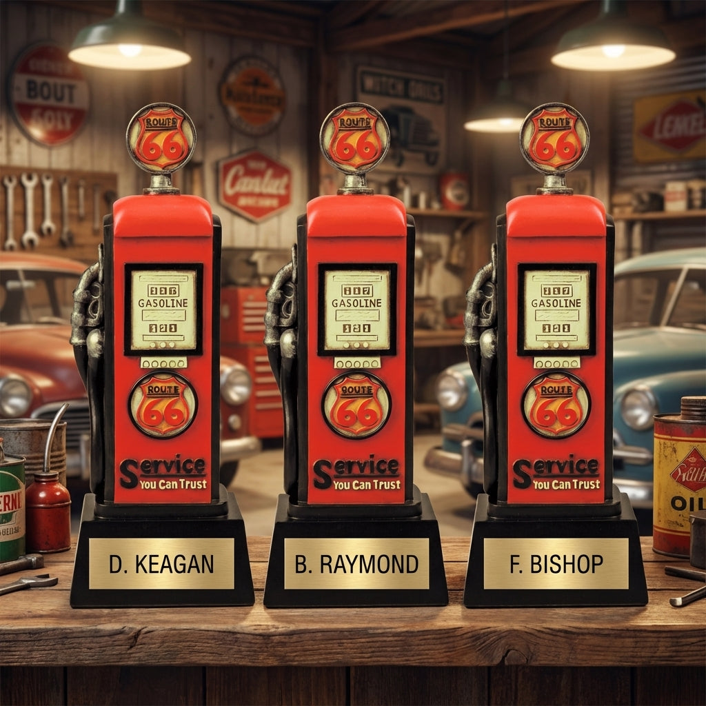 Personalized Gas Pump Racing Award — hero v4