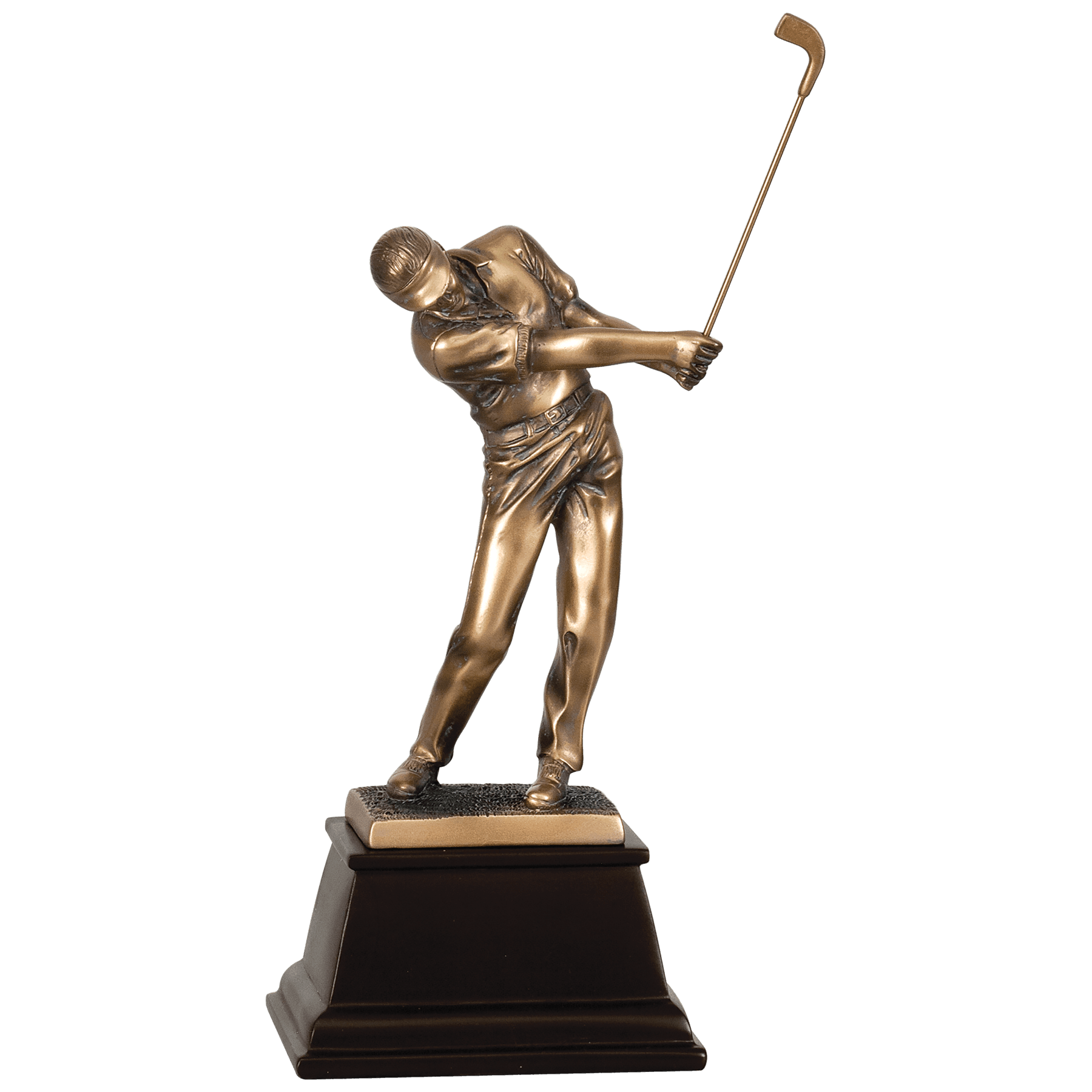Personalized Golf Trophy 8.75"/9.5"/9.75" - Custom Engraved RSN AWRD for Team, Coach & MVP Awards - View 1