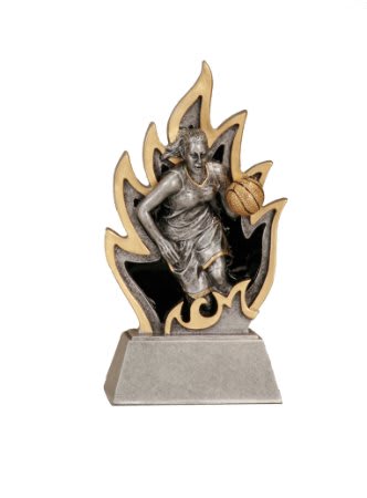 Personalized Sports Trophy 5.5" - Custom Engraved GT for Team, Coach & MVP - View 1