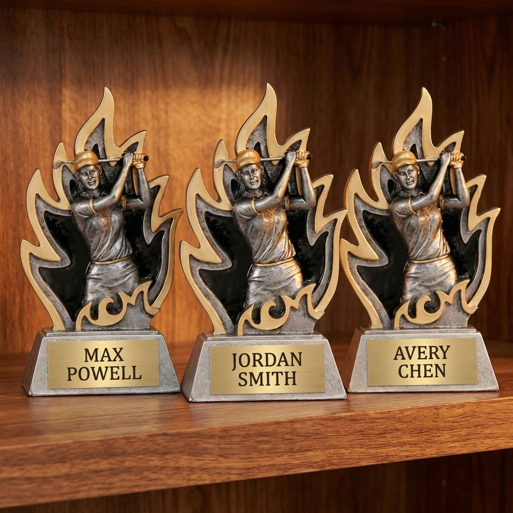 Personalized Golf Trophy 5.5" - Custom Engraved GT for Team, Coach & MVP - View 4