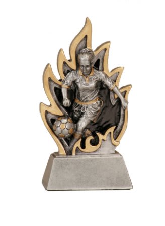 Personalized Soccer Trophy 5.5" - Custom Engraved GT for Team, Coach & MVP - View 1