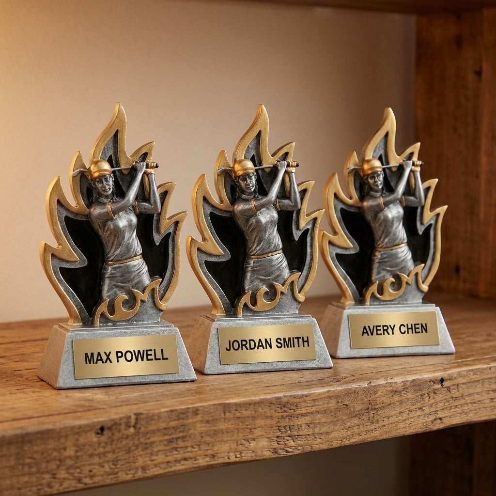 Personalized Golf Trophy 6.5" - Custom Engraved GT for Team, Coach & MVP - View 4